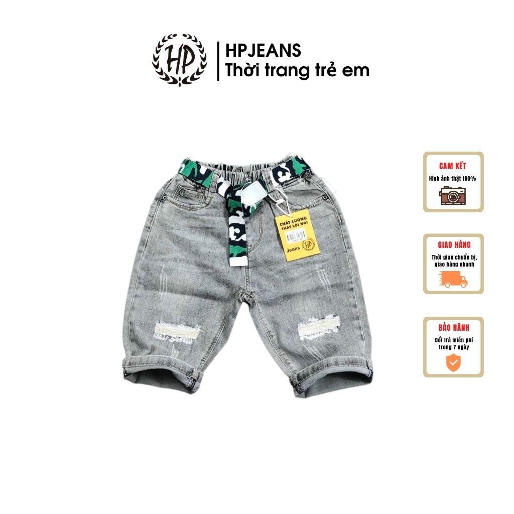 Quần Jean Bé Trai HPJEAN362 Quần Bò Bé Trai HPJeans Chất Liệu 100% Cotton Cao Cấp Cho Các Bé Từ 7 Đến 10 Tuổi