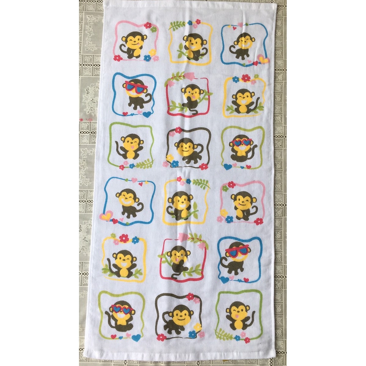 KHĂN TAY TRẺ EM COTTON 2 LỚP MOLLIS HM5A 30 X 45 CM