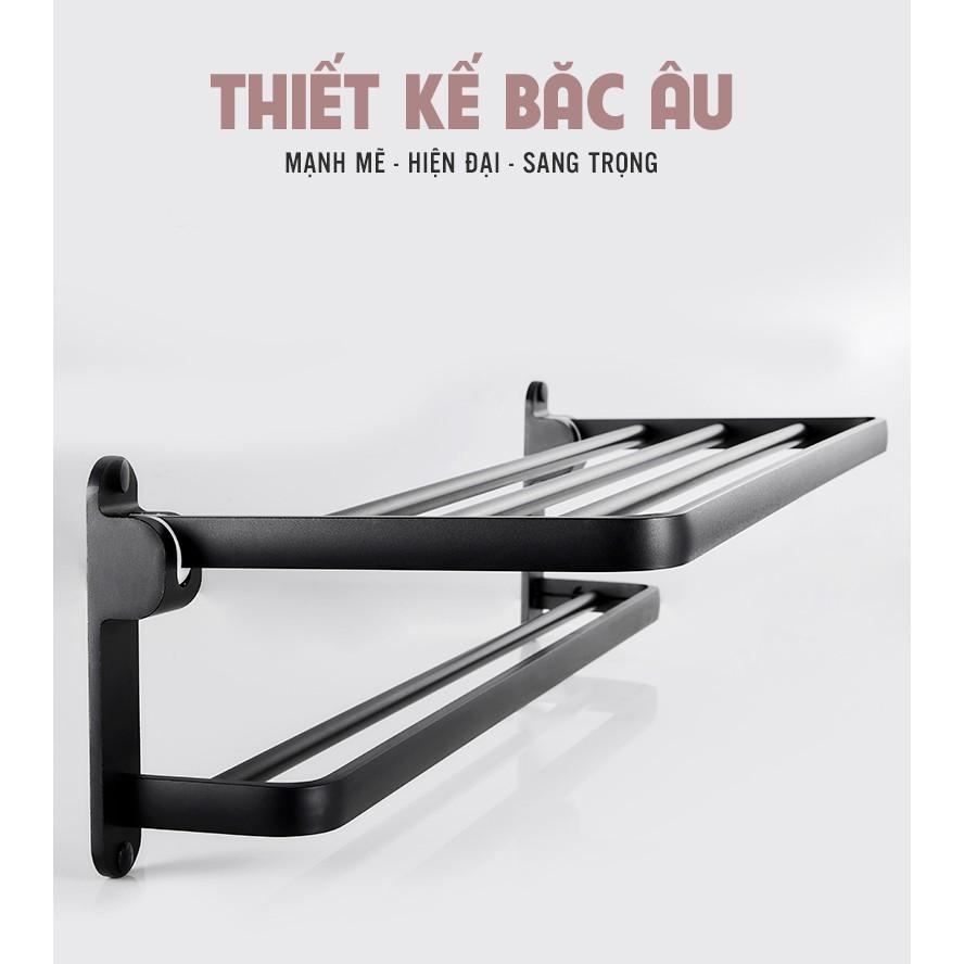 Giá Treo Khăn Nhà Tắm Cao Cấp Inox 304 Phong Cách Bắc Âu