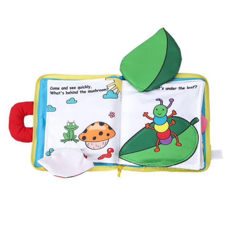 Sách vải - Cuốn sách vải Trốn tìm của những chú côn trùng - Baby Peekaboo book