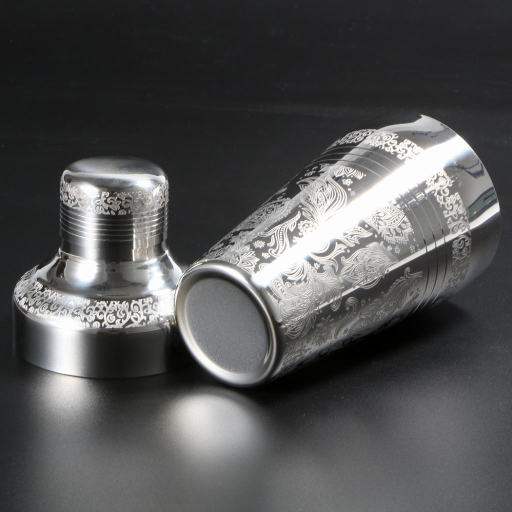 Stainless 410ml/510ml Martini Cocktail Shaker Bartender Mixer Barware
