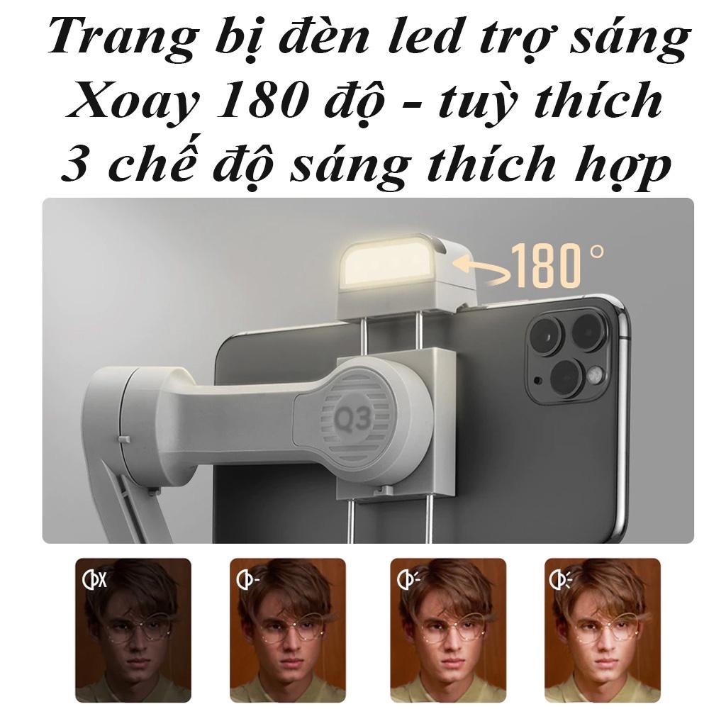 Gimbal Zhiyun Smooth Q3 - Tay cầm chống rung Zhiyun Q3 trang bị đèn LED F6 / S5B / H4 / L08 / L09