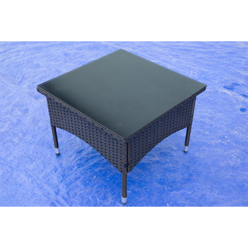 WEGO Bàn ban công / Bàn sân vườn / Bàn hồ bơi bằng mây nhựa // Outdoor Furniture Balcony Table Rattan furniture Side Table for Indoor-Outdoor