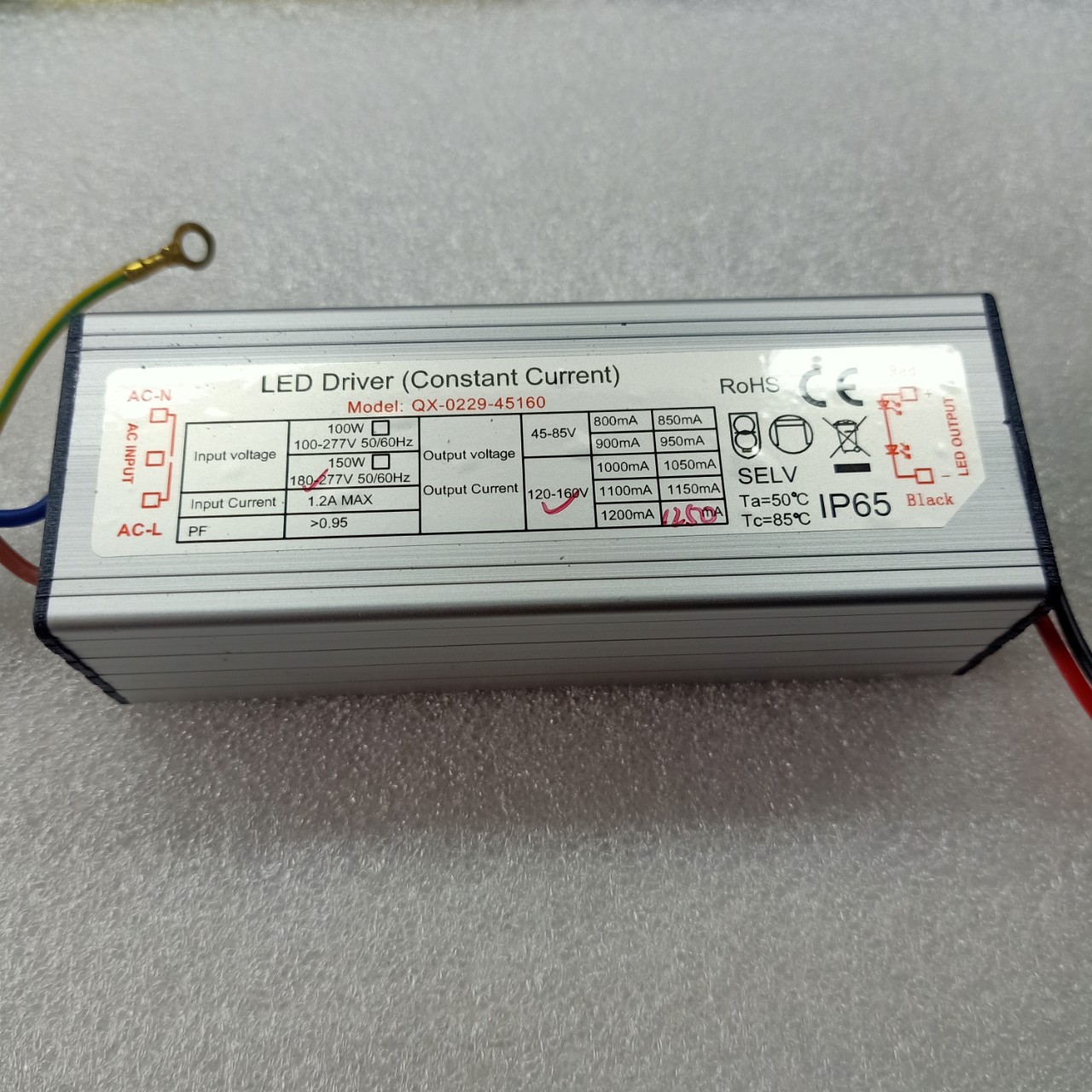 NGUỒN PHA LED 200W/1250MA