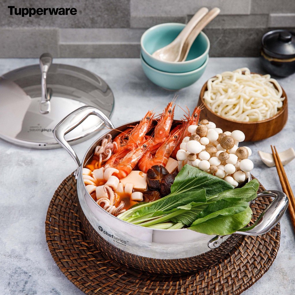 Bộ Nồi Chảo Tupperware T Chef Series Perfect Set