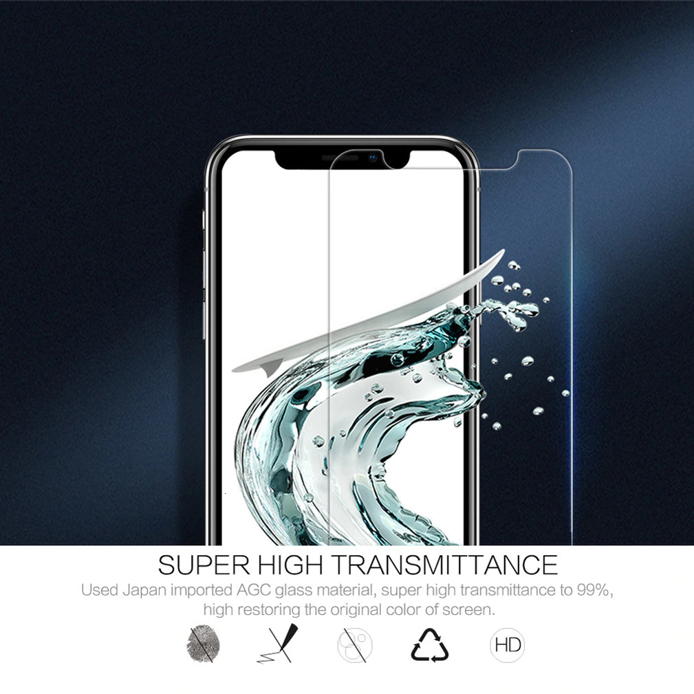 Miếng dán màn hình kính cường lực cho iPhone 11 Pro (5.8 inch) / iPhone X / Xs hiệu Nillkin Amazing H+ Pro (mỏng 0.2 mm, vát cạnh 2.5D, chống trầy, chống va đập) - Hàng chính hãng