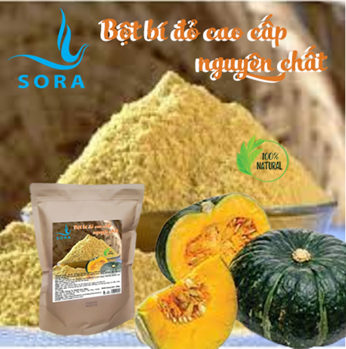 Sora Bột bí đỏ cao cấp nguyên chất