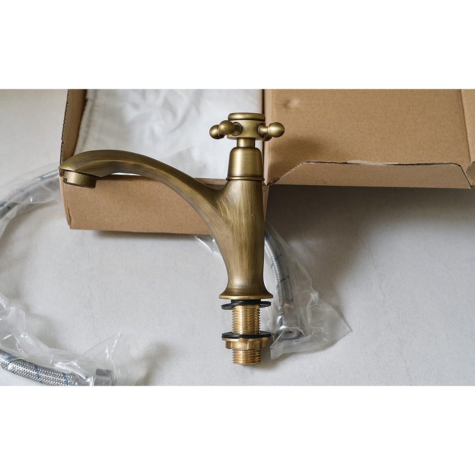 Vòi lavabo cổ điển 20cm