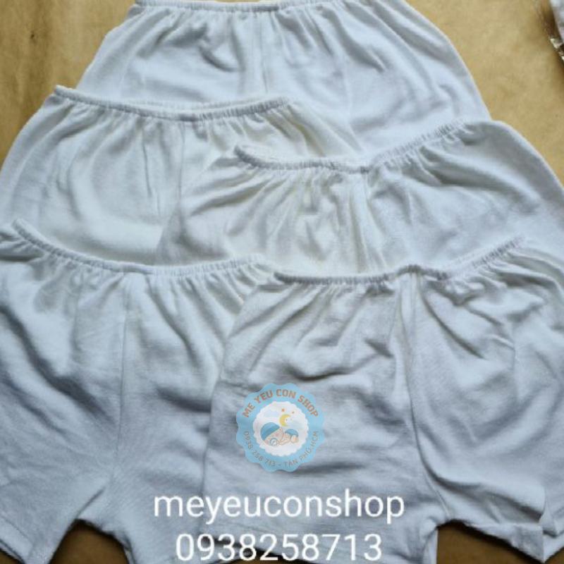 SET 5 QUẦN NGẮN TRẮNG HOTGA