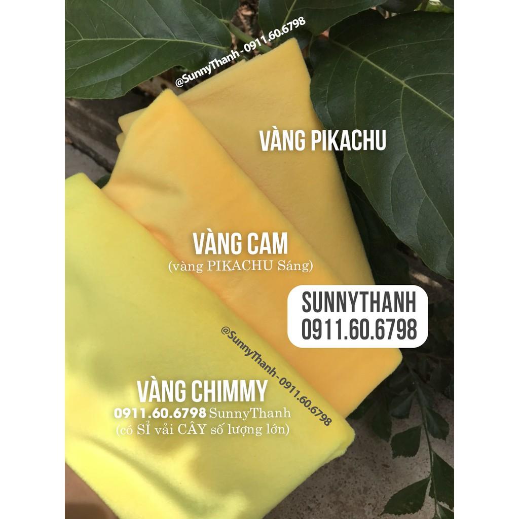 Vải lông nhung trắng tinh và hồng phấn 1m và 39 màu bảng màu 5075 175