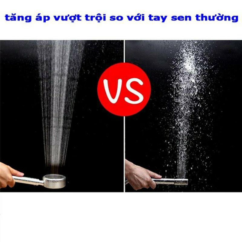 Bộ vòi sen tăng áp - bát sen tăng áp, SIÊU TĂNG ÁP 400%