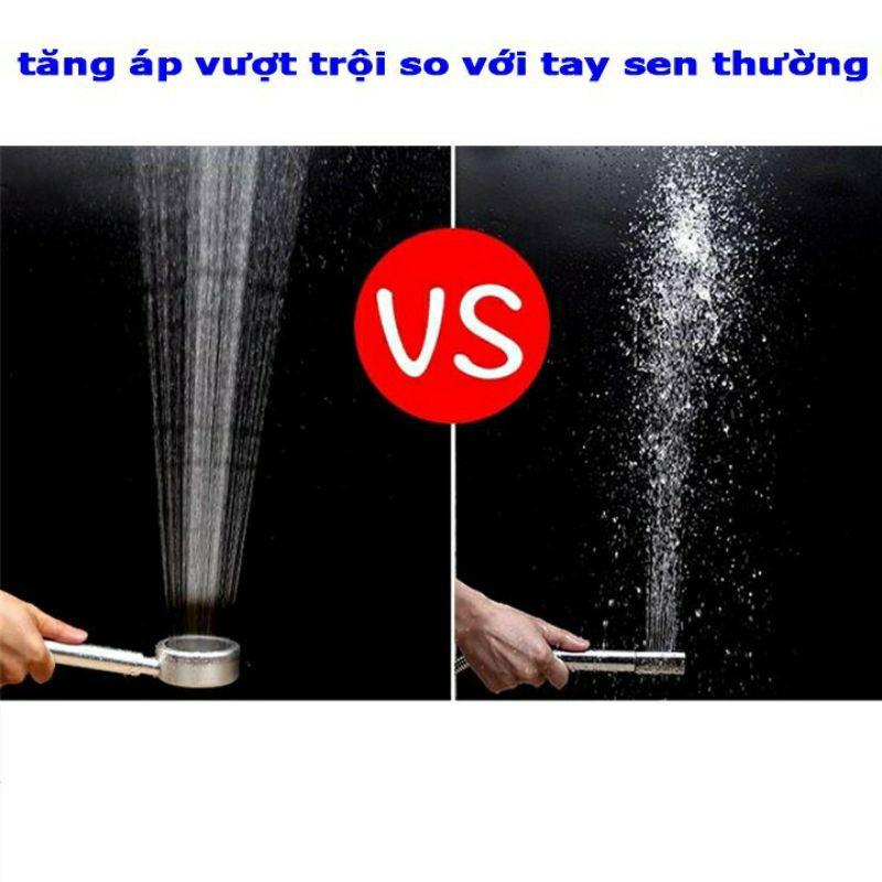 bộ vòi sen tăng áp - bát sen tăng áp, SIÊU TĂNG ÁP 400%