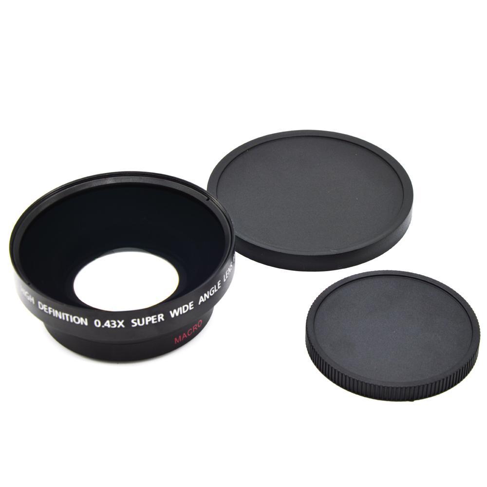 0.43x Wide Angle Lens Super High Resolution for 62mm Front Threads Camera