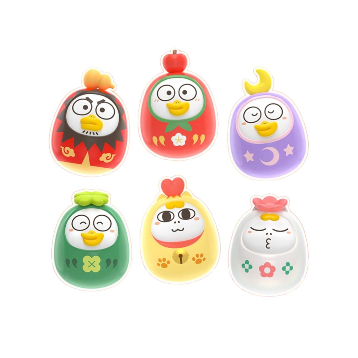 Duckyo Hộp Mù Mô Hình Nhân Vật Tumbler Daruma 370401