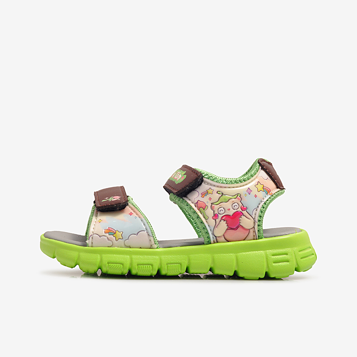 Sandal thông dụng đế Eva phun GẤU CHÚ TÂM Biti's Bé trai BEB003000XLC (Xanh lá cây)