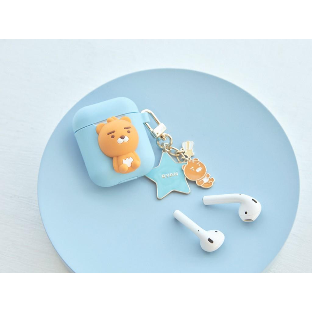 Case Airpod 2 Màu Xanh Little Ryan Kakao Friends Chính Hãng