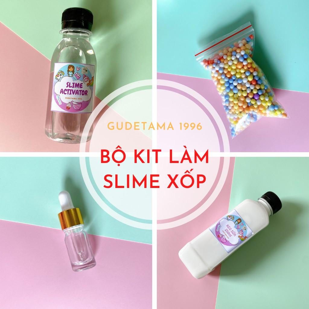 Bộ kit làm slime xốp đầy đủ hàng Việt Nam cao cấp BK5