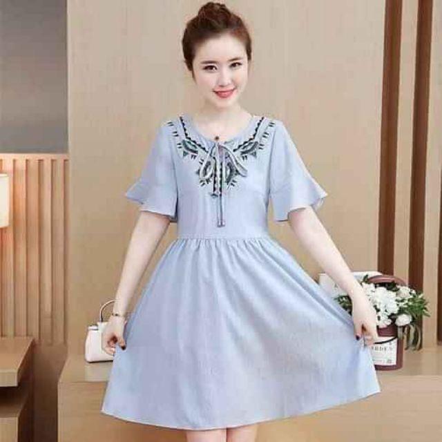 Váy bầu thời trang dạo phố công sở