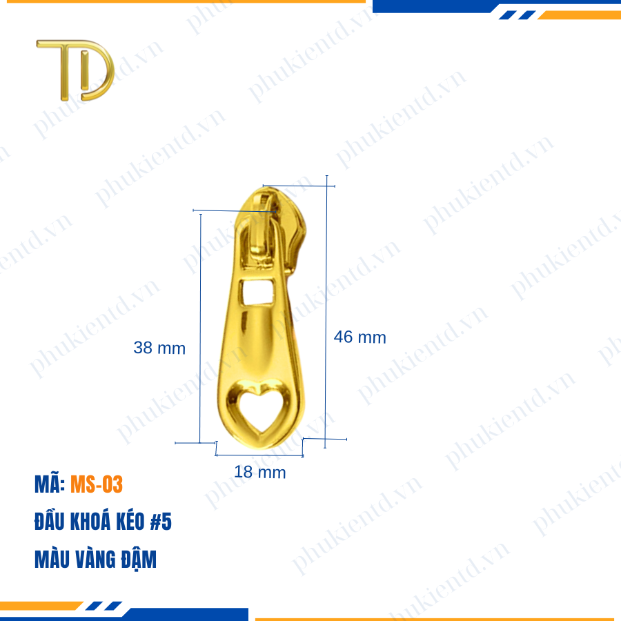 Đầu khóa kéo túi xách, đầu khóa kéo thay thế, đầu khóa kéo balo răng 5, Mạ điện độ bền 5-8 năm