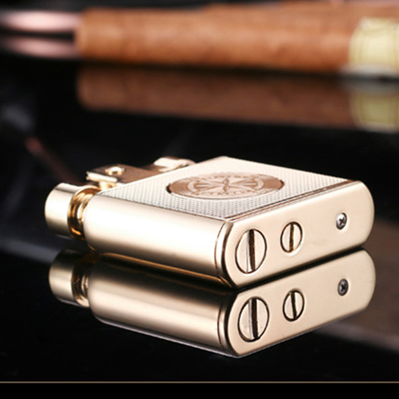 Vỏ Hột Quẹt Bật Lửa Honest BCZ-707 Họa Tiết Đẹp Độc Lạ - Dùng Xăng Bấc Đá Cao Cấp (giao màu ngẫu nhiên)