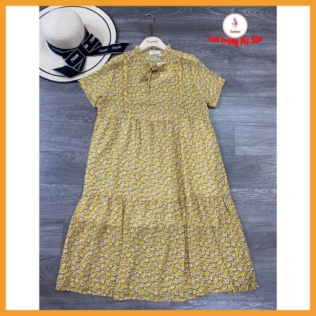 Váy bầu công sở hoa nhí 3 màu siêu xinh (hình thật+hàng loại 1) (shop Tatoco