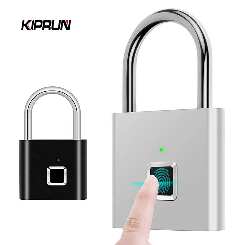Ổ KhóIa Cảm Ứng Vân Tay Thông Minh – Mẫu Mới, Chống Trộm Chuyên Nghiệp, Có Sạc Pin, ĐÈN TRANG TRÍ