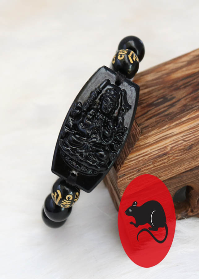 Vòng tay Phật bản mệnh Thiên Thù Thiên Nhãn dành cho tuổi Tý VTD10-Tý