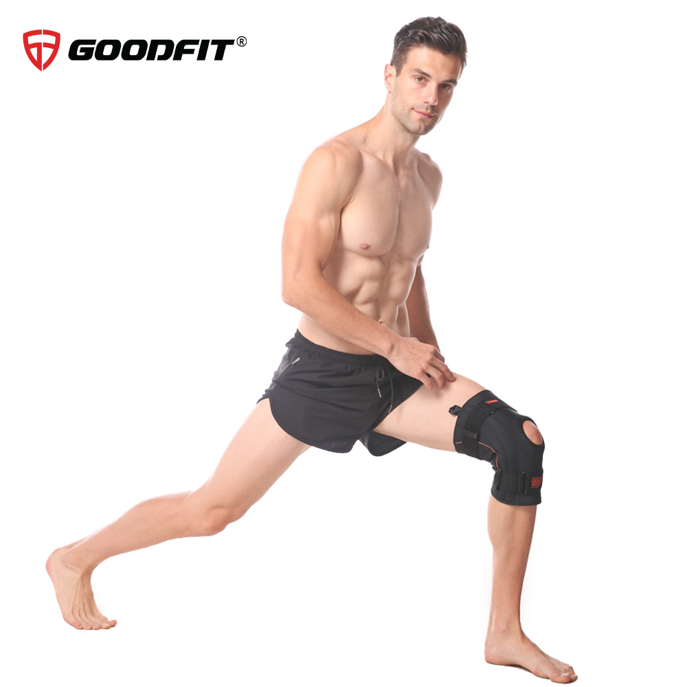 Đai bảo vệ đầu gối cao cấp GoodFit GF525K giúp tránh chấn thương, dùng trong tập Gym, bóng chuyển, chạy bộ