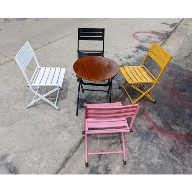 Ghế xếp tựa lưng ngồi cao 35cm