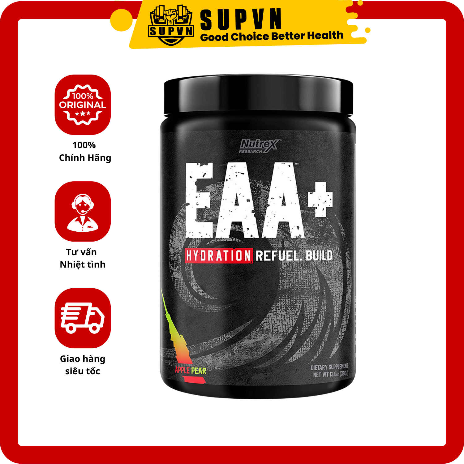 Eaa Nutrex Hydration 30serving Dinh Dưỡng Hổ Trợ Tăng Cơ Phục Hồi Cơ Bắp Dành Cho Người Tập Gym Nam và Nữ