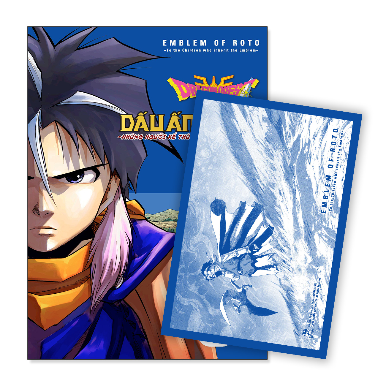 Truyện Tranh Dragon Quest Roto - Những Người Kế Thừa - Lẻ Tập 1 2 3 4 5 6 7 8 9 10 11 12 13 14 15 16 17 18 19 20 21 22 23 24 25 26 27 28 29 30 31 32 33 34 - Emblem Of Roto - To The Children Who Inherit The Emblem - Nxb Kim Đồng - Tập 1 Postcard