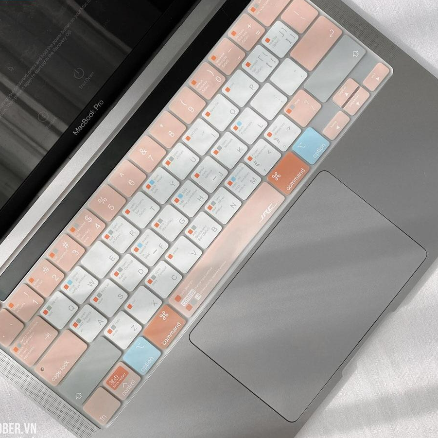 Phủ Phím Dành Cho Macbook Bản ShortCut ( Orange )