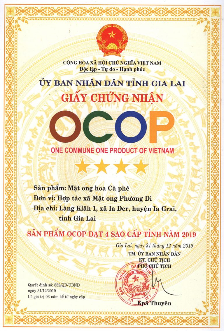 Mật ong Hoa Cà Phê Phương Di , nguyên chất 100% , đặc sản tây nguyên, sản xuất hoàn toàn tự nhiên, không phụ gia, chất bảo quản