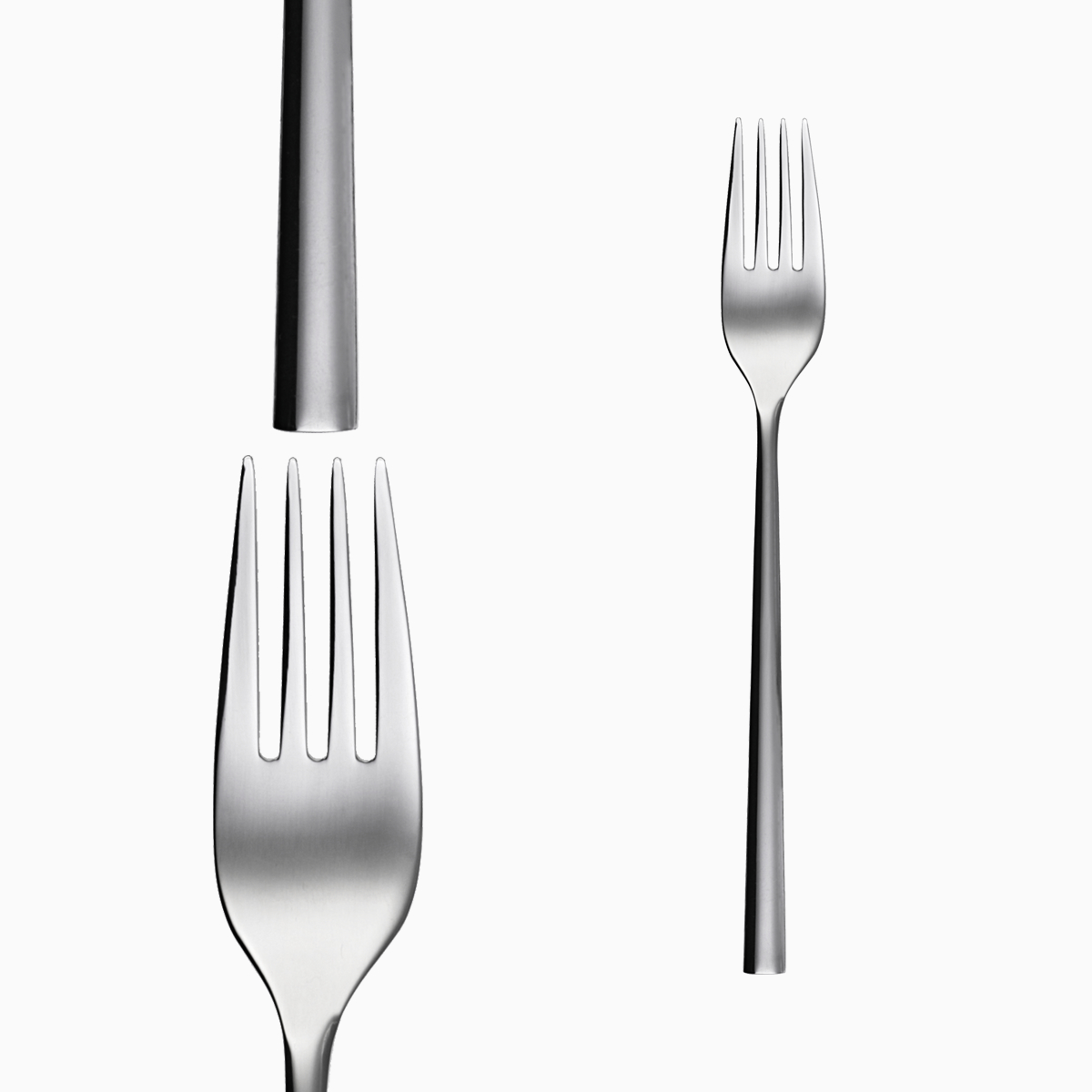 Bộ 6c Muỗng &amp; Nĩa Ăn Inox 304 Stainless Steel 18/10 Đồ dùng bàn tiệc nhà hàng khách sạn cao cấp (Set of 6pcs Table Spoon &amp; Fork)