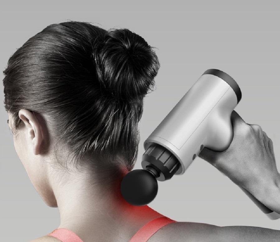 Máy Massage Cầm Tay Cao Cấp GB-820 - Hỗ Trợ Massage Chuyên Sâu - Giảm đau cơ - Giảm Cứng Khớp - Massage Toàn Thân - Tặng Kèm 4 Đầu Massage
