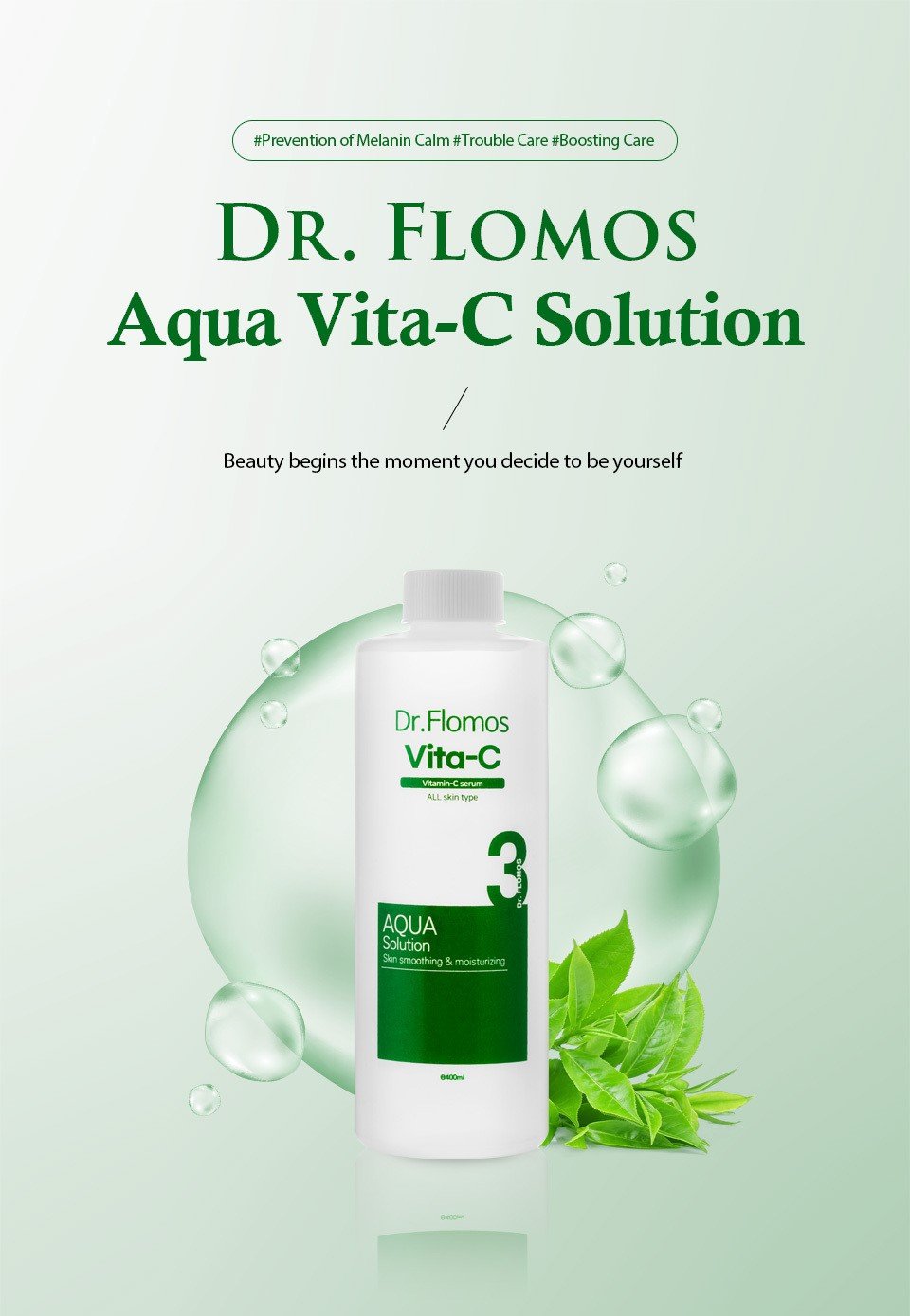 Dung dịch làm sạch da Dr.Flomos VITA-C Solution
