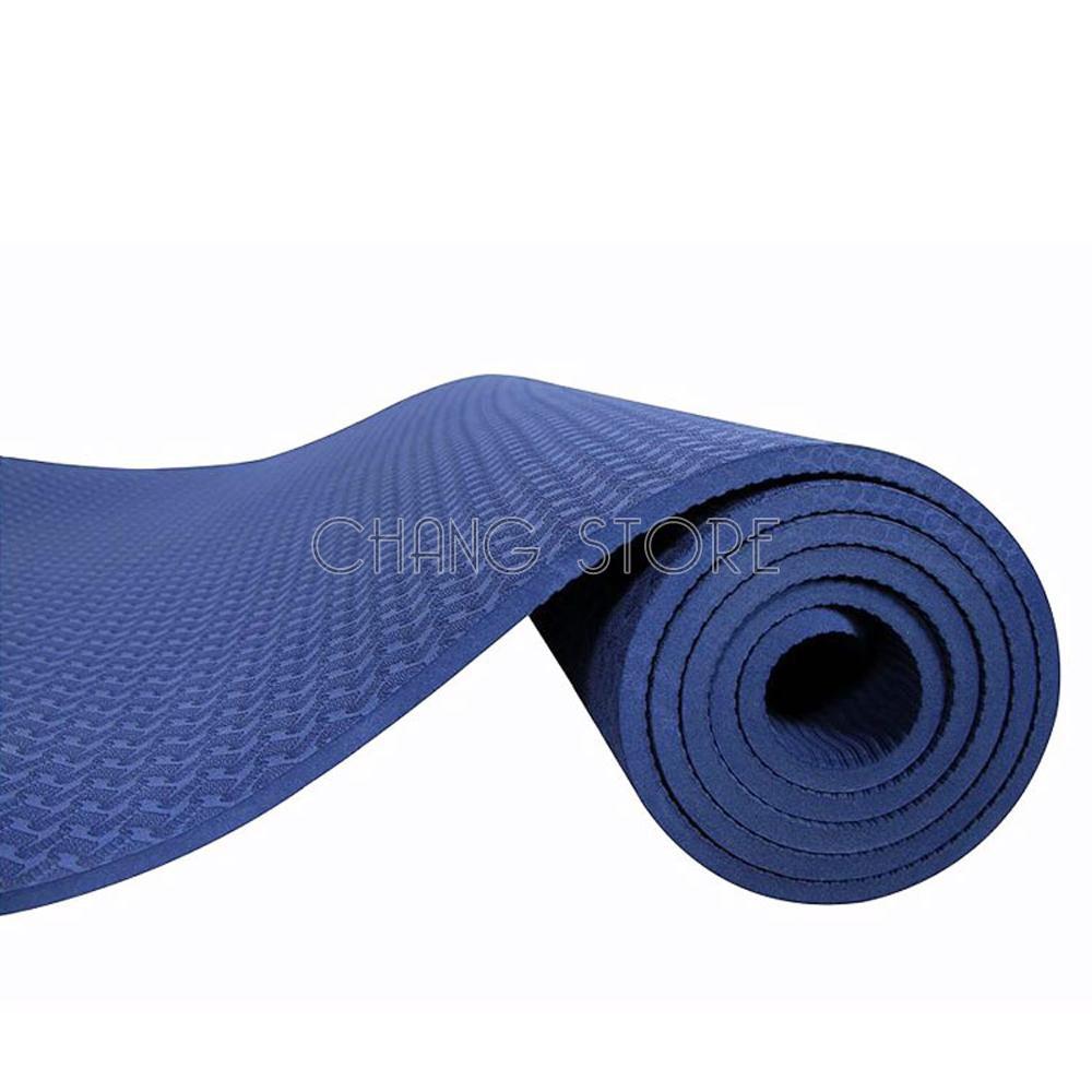 Thảm tập Yoga/ Gym TPE 2 Lớp Cao Su Non Dày, Êm Chống Trơn Trượt