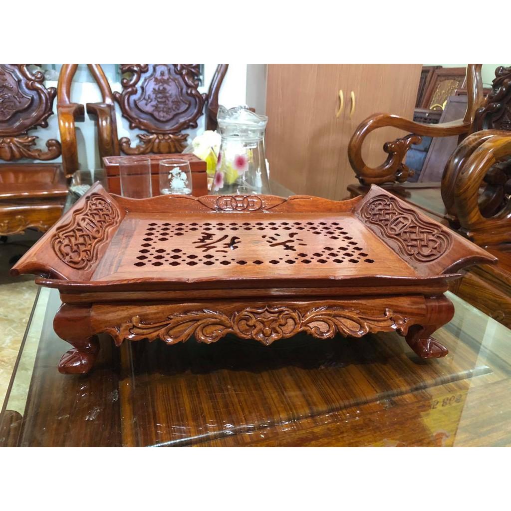 KHAY TRÀ KHỔNG MINH GỖ HƯƠNG CAO CẤP