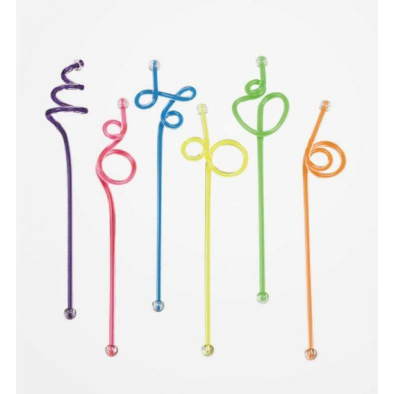 Que khuấy sinh tố 28cm , 23cm nhiều màu sắc Que khuấy 2 lòng / 1 que