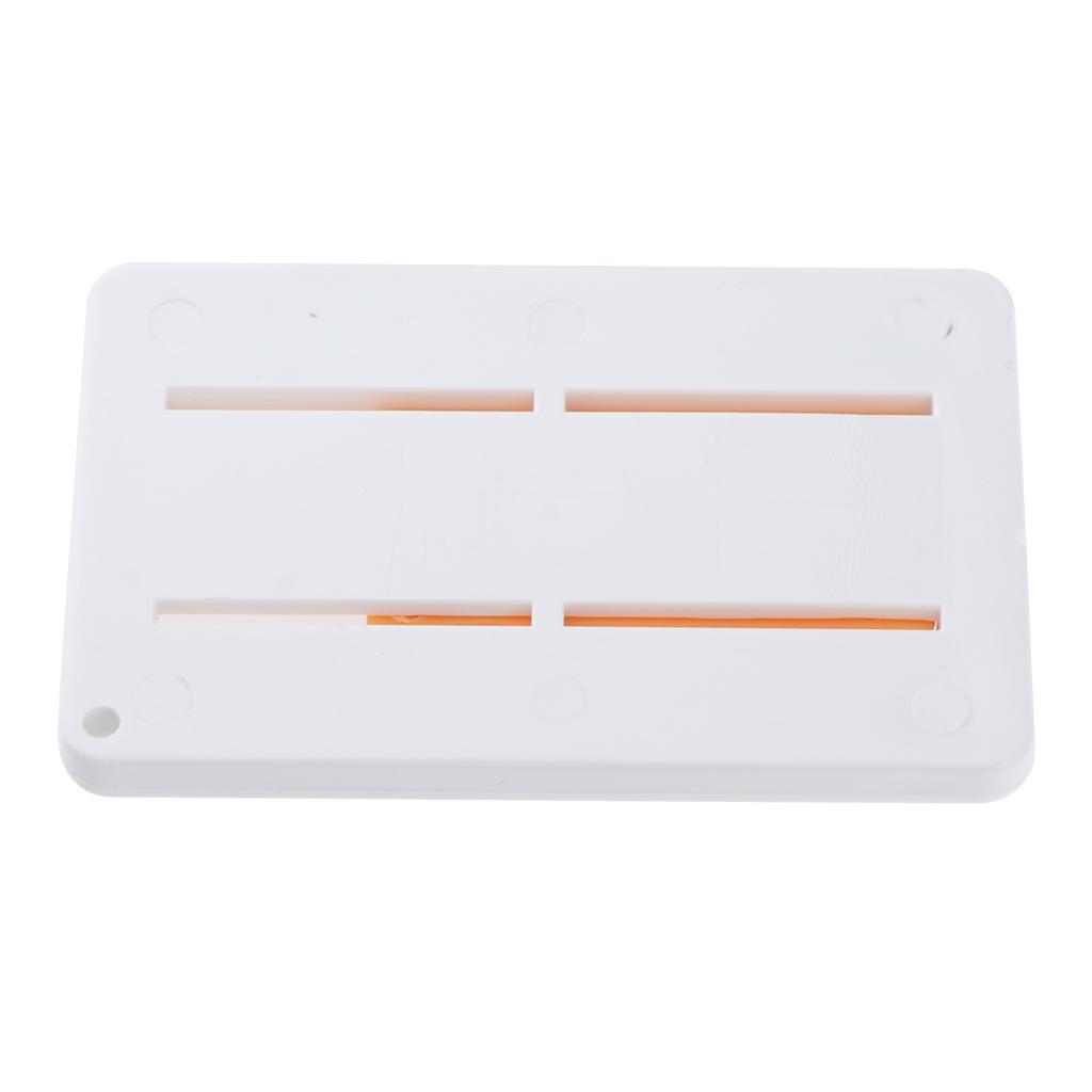 2- Car Motorcycle Tyre Tread Ruler Depth Gauge Meter Wheel Measuring Tool