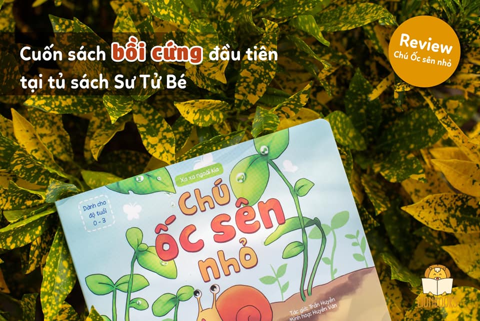 Sách thơ cho bé tập nói - CHÚ ỐC SÊN NHỎ - Sách Bồi Cứng Cho Bé 0-3 Tuổi, Mầm Non (Cuốn Sách Signature trên Umbalena)