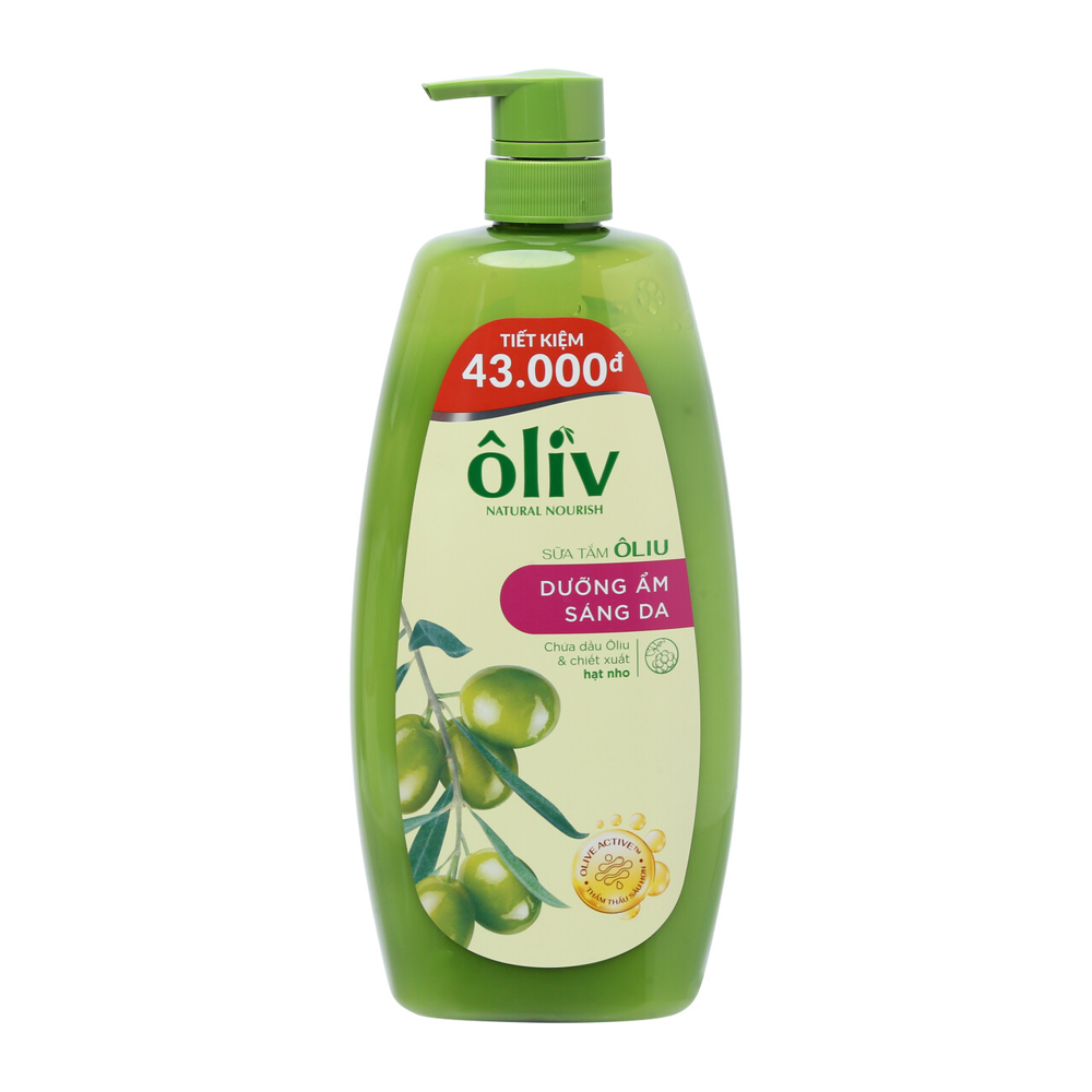 Sữa Tắm Dưỡng Ẩm Sáng Da Oliv 1L