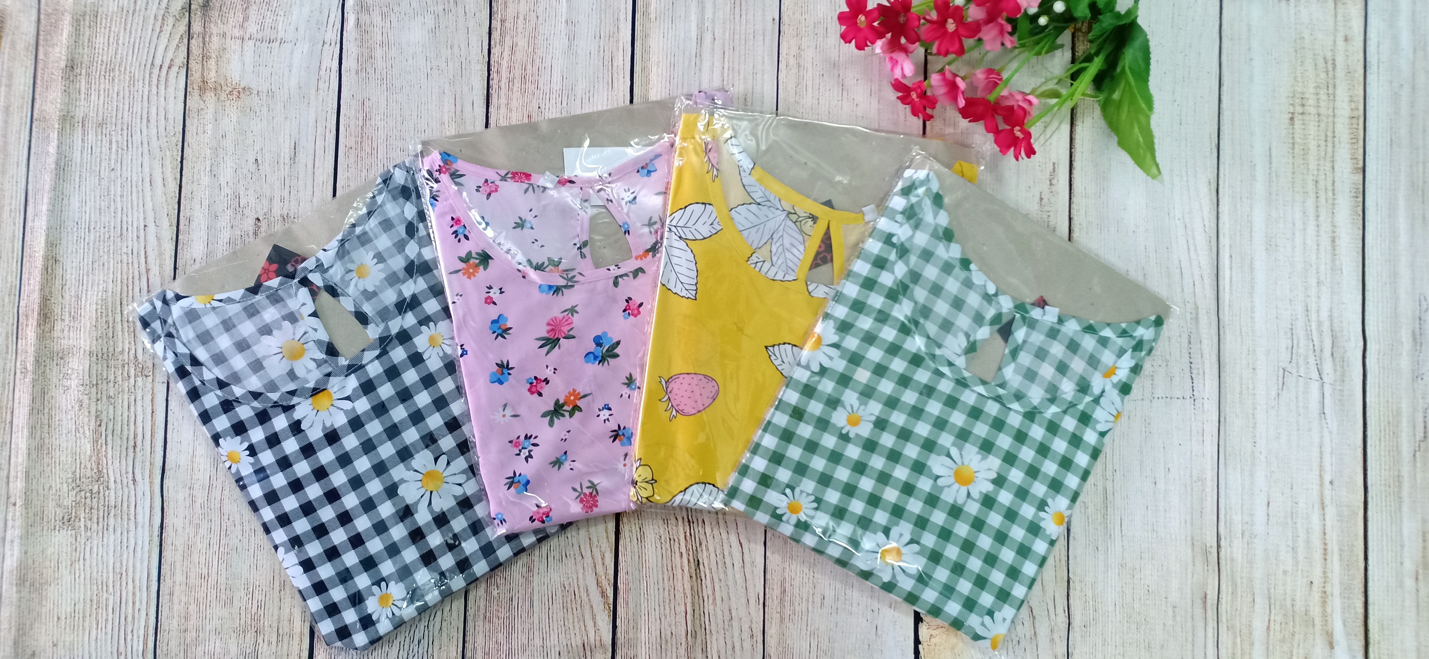 Đồ bộ tole (lanh) loại 1 (40-70kg) - xanh - size 4