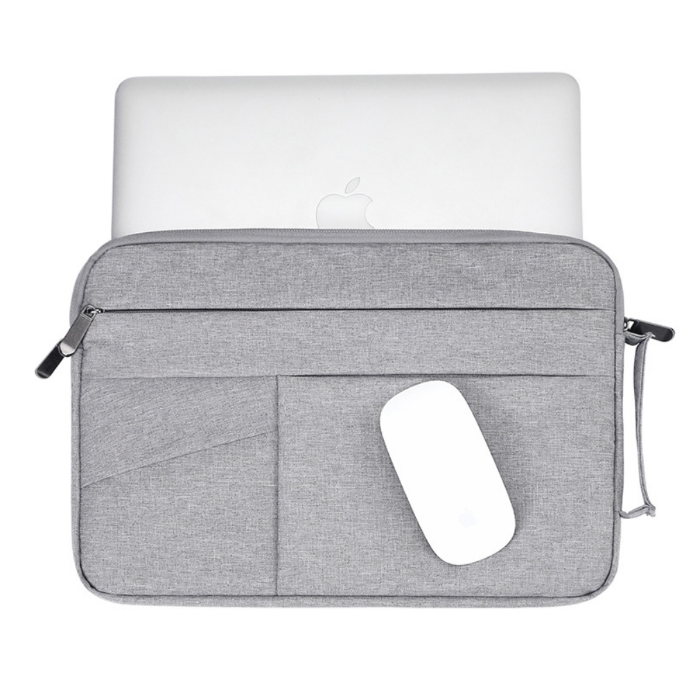 Túi chống sốc SmileBox chuyên dụng cho laptop 4 ngăn quai xách đứng, vải không thấm nước cho laptop, máy macbook 13in / 14in / 15in- Hàng chính hãng