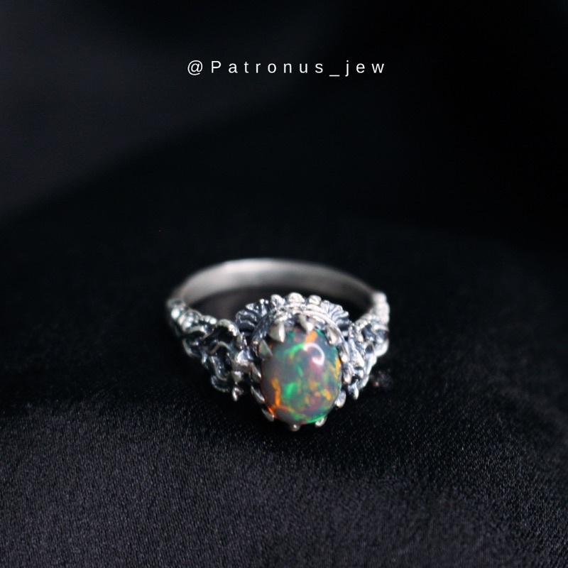 Nhẫn Black Opal Vintage NBOV22A Patronus