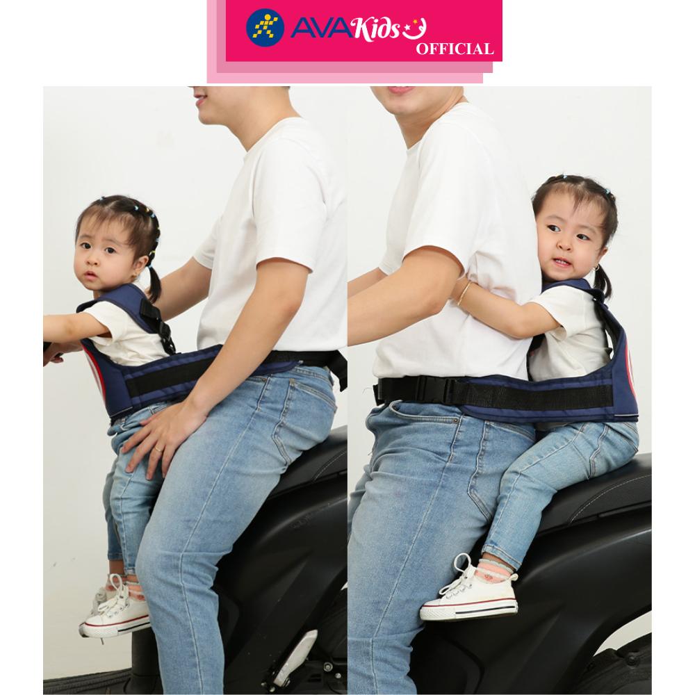 Đai đi xe máy 2 tư thế TOP KIDS - Màu ngẫu nhiên (1 - 5 tuổi) - Hàng Chính Hãng