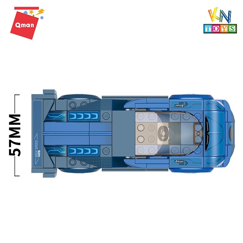 Đồ chơi lắp ráp, xếp hình Qman – Xe đua