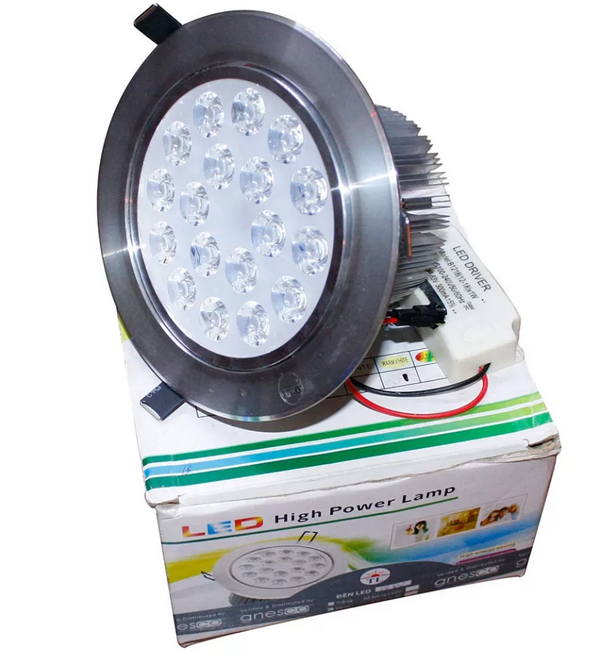 Đèn LED âm trần chiếu rọi tiết kiệm điện Gnesco 18W (Vàng nhạt)