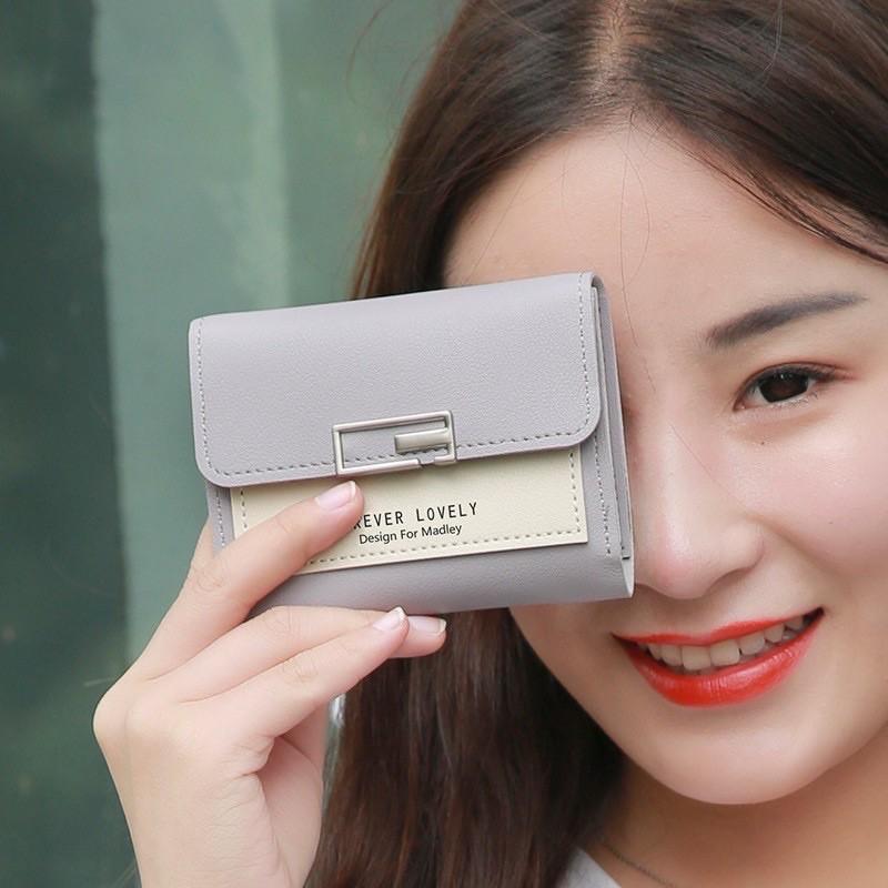 Ví nữ cầm tay mini cao cấp Madley nhỏ gọn thời trang phong cách Hàn Quốc TOPBRA