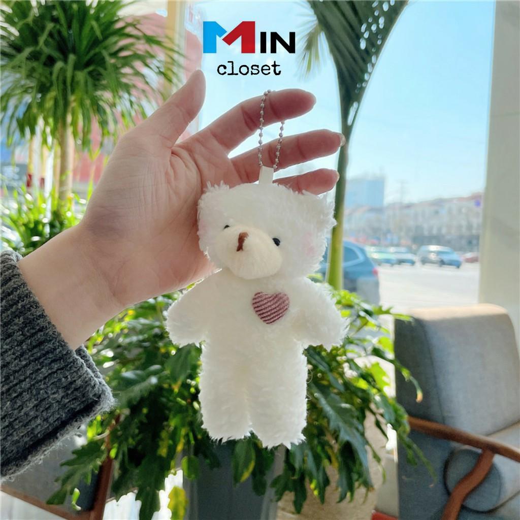 50K Móc khóa, cài balo siêu dễ thương GẤU TIM